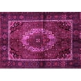 thumbnail image 1 of Ahgly Company Indoor Rectangle Medallion Pink Traditional Area Rugs, 5' x 7', 1 of 4