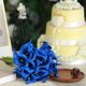 thumbnail image 5 of Gwong Decoración hogareña 20 ramas simulación flexible flores de plástico duradero de larga duración hermosa falsa lirio flores de boda decoración de fiesta Gwong 21085464, 5 of 6