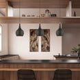thumbnail image 4 of 49016-04 Livex Lighting Andes - 1 Light Mini Pendant In Urban Style-19.5 Inches Tall and 7.75 Inches Wide-Black/Antique Brass Finish    -Traditional, 4 of 11