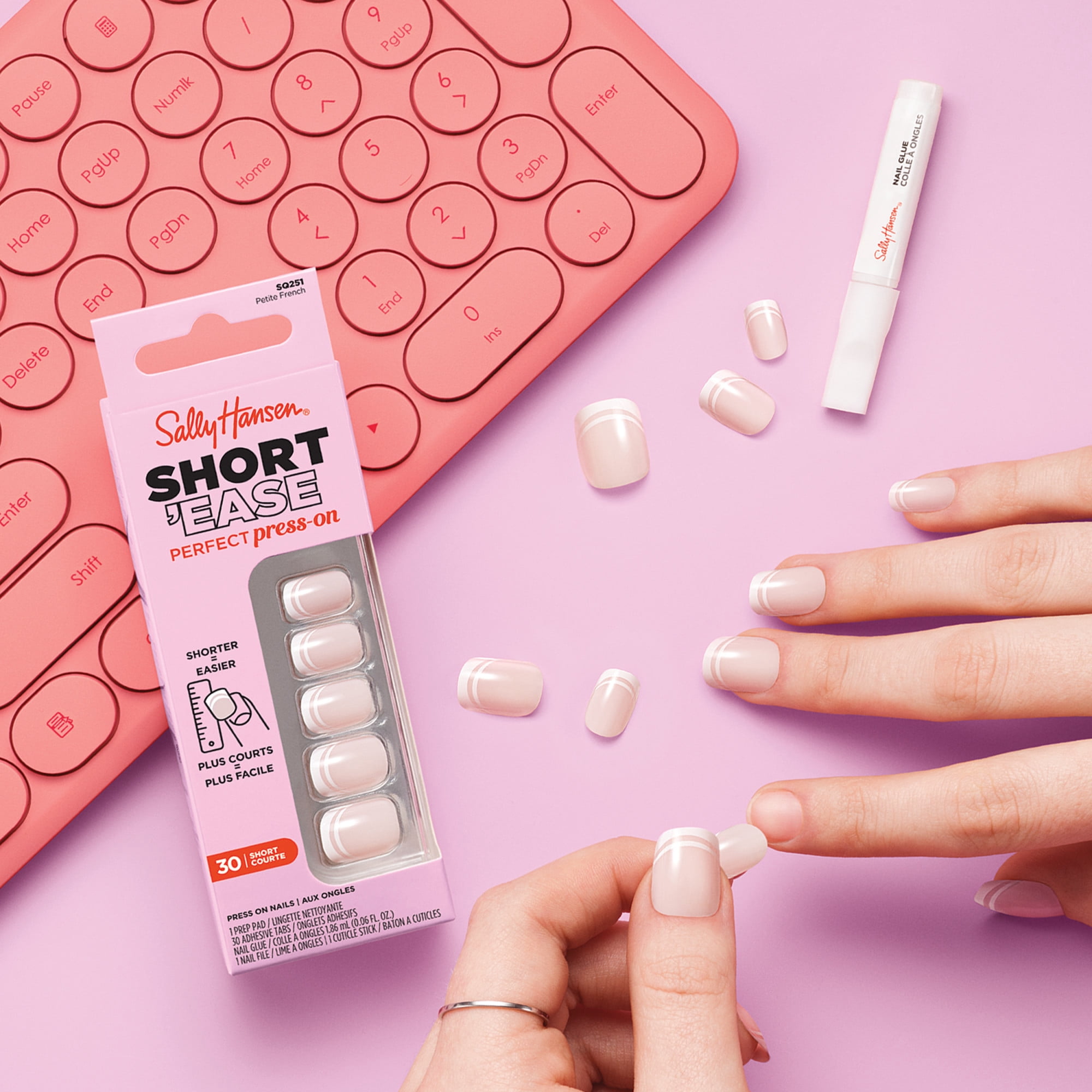 Salon Effects Perfect Press-Ons™ Short'Ease