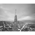 thumbnail image 2 of Highsmith, Carol 32x26 White Modern Wood Framed Museum Art Print Titled - TransAmerica Building-San Francisco-California, 2 of 4