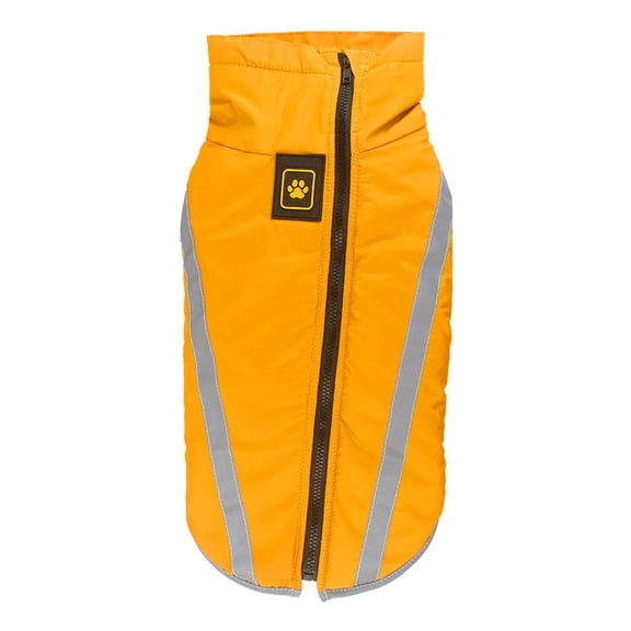 Dogs Clothes Dog Winter Jacket Reflective Vest Dog Bodysuits 2-Leg Step In Raincoats Pet Dog Outfit Puppy Photo Props