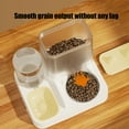 thumbnail image 6 of Twfbrm Automatic Cat Feeder and Water Dispenser, 2 in 1 Gravity Pet Food Feeder and Waterer Set with Stainless Steel Bowl, Self Feeding Food Container Pet Feeder Dish for Cats and Small Dogs, 6 of 6