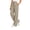 5610-KHAKI, variant on TEMOFON Sweatpants for Women Wide Leg Casual Baggy Pants High Waisted Elastic Drawstring Grey Sweatpant with Pockets L