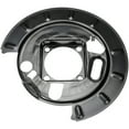 thumbnail image 4 of Dorman 924-002 Rear Brake Dust Shield for Specific Cadillac / Chevrolet / GMC Models, Black Fits select: 1999-2006 CHEVROLET SILVERADO, 2000-2006 CHEVROLET TAHOE, 4 of 6