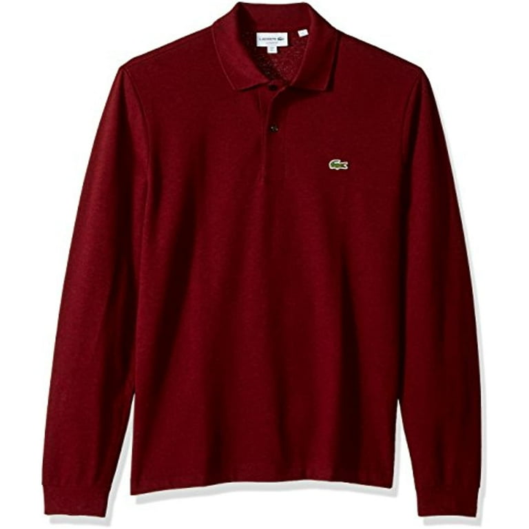 Pique Polo Lacoste Mens Long Sleeve Polo Lacoste Long Sleeve Slim