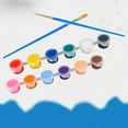 thumbnail image 2 of Inteprter 25 unids/set tiras de pintura vacías de alta transparencia para una visibilidad clara de los colores de pintura duraderas pinturas Bote de pintura vacío de 2 ml., 2 of 6