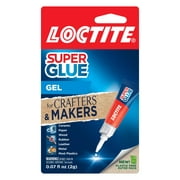Loctite Super Glue Gel Tube, Pack of 1, Clear 0.07 oz Tube