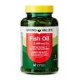 thumbnail image 6 of (4 pack) Spring Valley Omega-3 Fish Oil Soft Gels, Heart Health Dietary Supplement, 1000 mg, 60 Count, 6 of 12