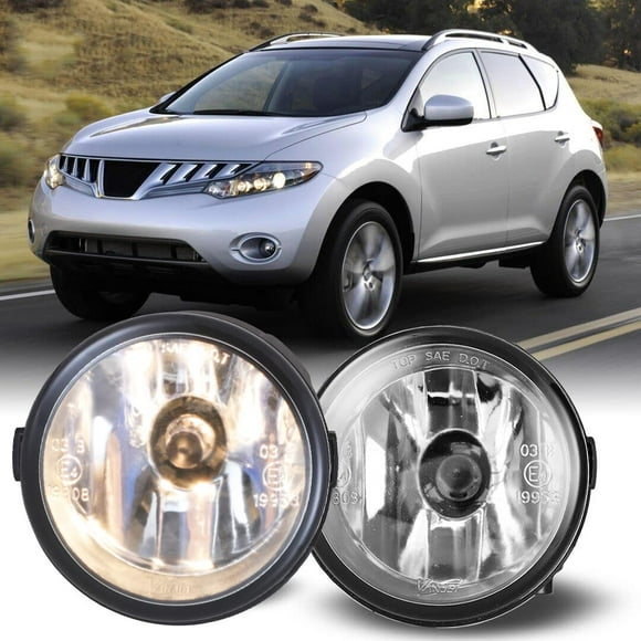 Winjet Ensemble de Feux de Brouillard pour Nissan Rogue Select 2011-2015 / 2008-2015 Infiniti EX35/EX37/QX50/G25/G37/Q60 Berline Coupe/M37/M56/Q70 2009-2015 Nissan Cube/Juke/Murano/Quest/Versa/Note (E11) Lampe de Brouillard