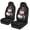 Christmas Snowman Theme, variant on Chririnla Easy to Install Car Seat Covers for Auto, Polyester Waterproof Automotive Vehicle Seat Cover, Color Mushroom