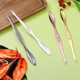 thumbnail image 4 of 10 Piezas de Tenedores de Acero Inoxidable de 6.5 Pulgadas para Mariscos, Utensilios para Garras de Cangrejo, Herramientas para Mariscos (Negro), 4 of 7