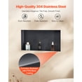 thumbnail image 3 of VEVOR Shower Niche 13 x 25 x 4 inch Frameless Recessed Shelf Stainless Steel, 3 of 9