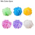thumbnail image 2 of Dream Lifestyle 2 PCS Shower Puff Bath Ball,Colorful Bath Sponge Shower Loofahs Pouf Ball Quick Dry Nylon Mesh Puffs,Shower Essential Skin Care,Cleanse Scrubber,Bathing Accessories, 2 of 8