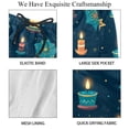 thumbnail image 4 of luoweisi Men's Beach Shorts Quick Dry Swim Trunks with Mesh Lining Candle XL, 4 of 5