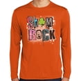 thumbnail image 1 of Mens Sham Rock Irish Shamrock St Patrick's Day Moisture-Wicking Long Sleeve T-shirt, Extra-Small Deep Orange, 1 of 5