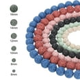 thumbnail image 4 of Grey Volcanic Rock Beads 8mm Essential Oil Diffuser Stone, Loose Round Bead (1 Strand, 51pcs), 4 of 6
