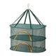 thumbnail image 3 of Red de secado de pesca plegable de gran capacidad, cesta de almacenamiento para secar alimentos. Doble capa, 3 of 9