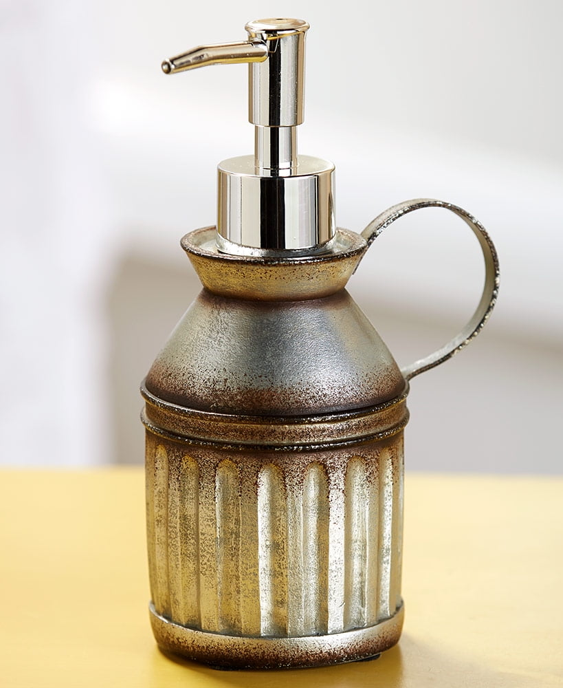 Distressed Hand Soap, Lotion Dispenser with Primitive ...