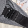 thumbnail image 5 of Gllquen Baby Wrap Carrier Adjustable Slings for Newborns Toddlers 35 lbs, Unisex, Dark Heather Gray, 5 of 8