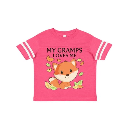 

Inktastic My Gramps Loves Me- little fox Gift Toddler Boy or Toddler Girl T-Shirt