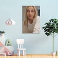 thumbnail image 4 of Emma Chamberlain Posters Art Wall Art Poster Scroll Canvas Painting Picture Living Room Decor Home 08x12inch(20x30cm), 4 of 6
