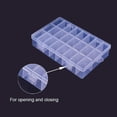 thumbnail image 4 of PH PandaHall 4 Pack 24 Grids Jewelry Dividers Box Organizer Clear Plastic Bead Case Storage Container for Beads, Jewelry, Nail Art, Small Items Craft Findings 19x13x3.6cm, Compartment: 4.1x2.3cm 19x13x3.6cm 4 Pack-24 Grids, 4 of 6