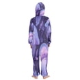 thumbnail image 3 of Soft Big Kids Onesie Pajamas Cozy Loose-Fit Jumpsuits for kids with Pockets for Christmas Lounge & Play Jellyfish in Space, 3 of 8