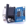 thumbnail image 1 of MAX3232 RS232 To TTL MAX232 Flashing Board 3.3V-5.5V Female Serial To TTL Module, 1 of 6