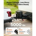 thumbnail image 2 of VEVOR 5000 lbs A-Frame Trailer Jack, 15-Inch Vertical Travel, Trailer Lift Jack with Adjustable 7-Level Drop Leg & Drill Socket, Cordless Drill Compatible, Suitable for RV, Utility, Yacht Trailers, 2 of 9