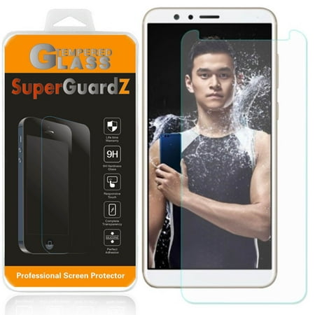 [3-Pack] Huawei Honor 7X SuperGuardZ Tempered Glass Screen Protector, 9H, Anti-Scratch, Anti-Bubble, Anti-Fingerprint