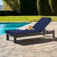 thumbnail image 6 of SUSUZI Outdoor Patio Lounge Cushion Recliner Chair Cushion Seating Cushions with Ties for Beach Garden 72 x 21 x 3 inch, 6 of 9