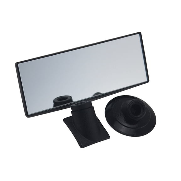 MLINS -145 Universal Car Flat Interior Rearview Mirror Wide Angle with Removable Suction Cup