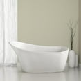 thumbnail image 2 of 59" Streamline N820-IN-PBR Soaking Freestanding Tub and Tray With Internal Drain in Polished Brass, 2 of 7