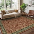 thumbnail image 2 of Hasoo Large 8' x 10' Red Vintage Floral Area Rug for Living Room Washable Soft Indoor Floor Carpet Room Decor, 2 of 5