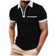thumbnail image 2 of pstuiky Camisas de manga corta para hombre, Camisa deportiva tipo jersey de manga corta con cremallera y bolsillos para hombre camisas casuales para hombre s, 2 of 9