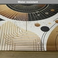 thumbnail image 5 of Ambesonne Modern Place Mats Set of 4, Mid Century Art Rounds Space, Standard Size, Pale Coffee Dark Grey, 5 of 5
