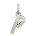 thumbnail image 1 of 925 Sterling Silver Dainty Letter P Initiale Nom Monogramme Collier Pendentif Pendentif, 1 of 6