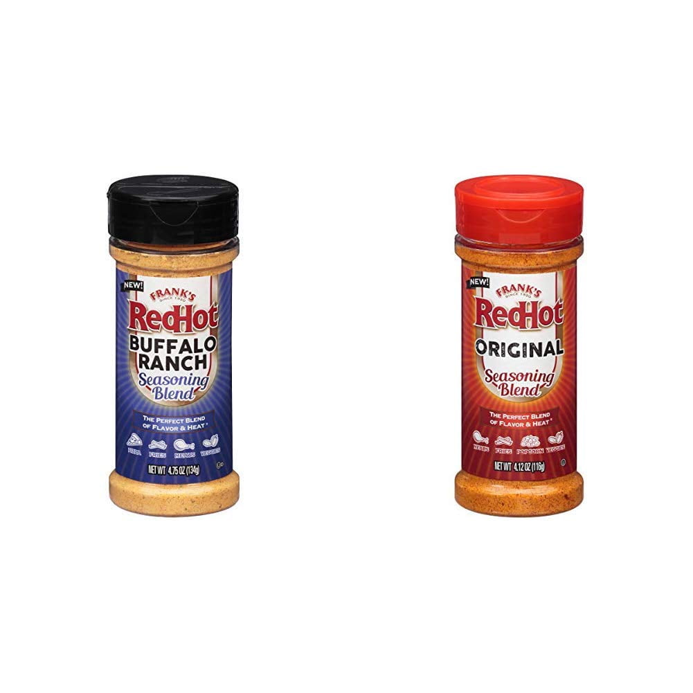 Franks RedHot Original Seasoning Blend (Hot Sauce Powder) 4.12 oz with Fran...