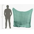 thumbnail image 5 of Donna Sharp Aqua Chunky Knit Woven Throw Blanket, 5 of 7