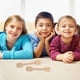 thumbnail image 3 of 4 mancuernas de madera para niños, divertidas pesas de ejercicio, equipo de gimnasio para niños pequeños, hábitos de fitness activos, 3 of 8