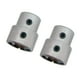 thumbnail image 2 of 2 piezas de perilla de latón plateado perillas de control de tono de para bajo de guitarra eléctrica, 2 of 9