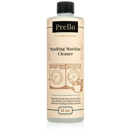 Prello Washing Machine Cleaner | Cleans and Sanitizes Interior of High Efficiency Front Loading Washers - 12oz (Best Way To Sanitize Bottles)