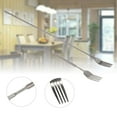 thumbnail image 5 of Minhui Extendable Forks, Portable BBQ Telescopic Fork Stainless Steel Retractable Fork for Dinner Fruit Dessert, 5 of 8