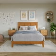 thumbnail image 2 of AFI Madison Full Solid Wood Foundation Bed, Light Toffee, 2 of 13