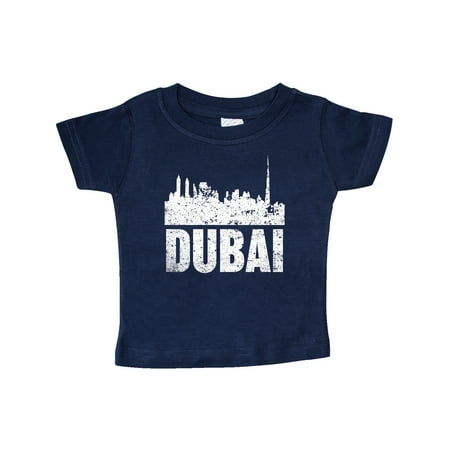 

Inktastic Dubai City Skyline with Grunge Gift Baby Boy or Baby Girl T-Shirt