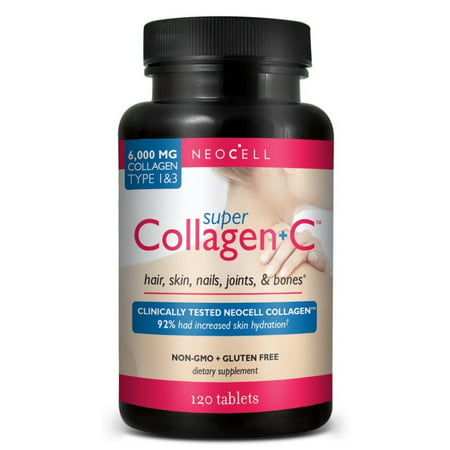 Neocell Super Collagen + C, Type 1 & 3, 120 Tablets-2