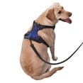 thumbnail image 2 of Haiem Starry Sky Wall Flying Tiger Pattern No-Pull Dog Harness Reflective Front Clip Vest with Handle,Step-in Air Dog Harness,Adjustable 2 Metal Rings 4 Buckles-Large, 2 of 6