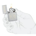 thumbnail image 3 of Zippo RAM Laser Engraved Satin Chrome Pocket Lighter, 3 of 6