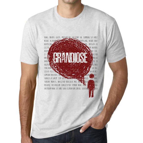 T-Shirt Graphique pour Hommes Pensées Grandioses Éco-Friendly Édition Limitée à Manches Courtes Tee-Shirt Vintage Anniversaire Cadeau Nouveauté